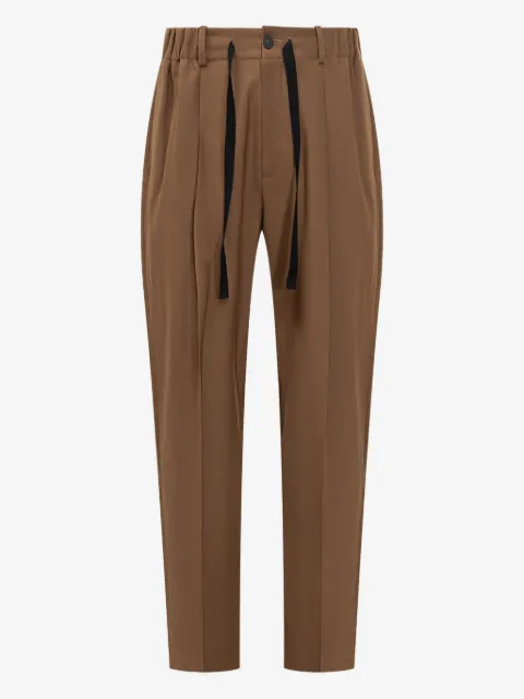 Studio Nicholson pantalon à lien de resserrage