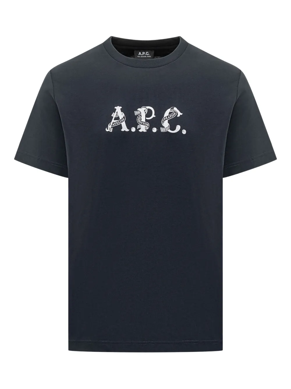 A.P.C. playera con logo estampado | azul | Image 1