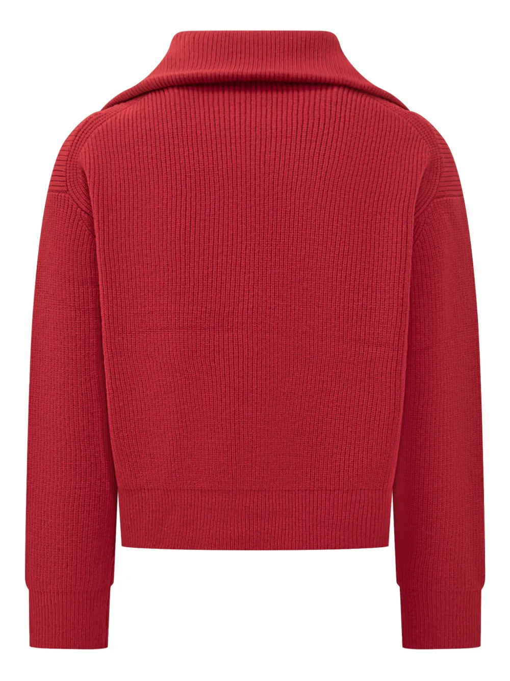 Studio Nicholson Sandos Zip Sweater In Red