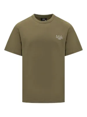 Helmut Lang logo-print Cotton T-shirt | Green | FARFETCH