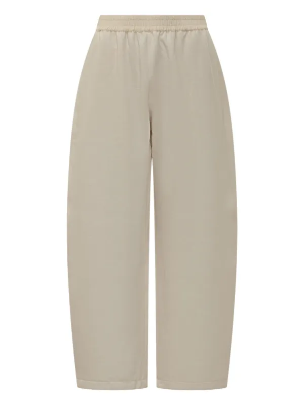 Studio Nicholson Thalo Elastic-waist Trousers in Neutrals