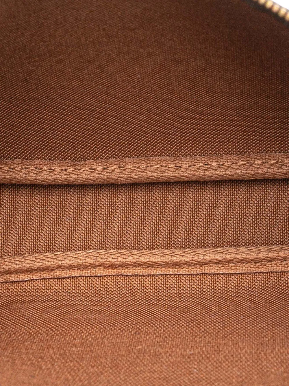 Pre-owned Louis Vuitton 2002 Monogram Pochette Accessoires Shoulder Bag In Brown