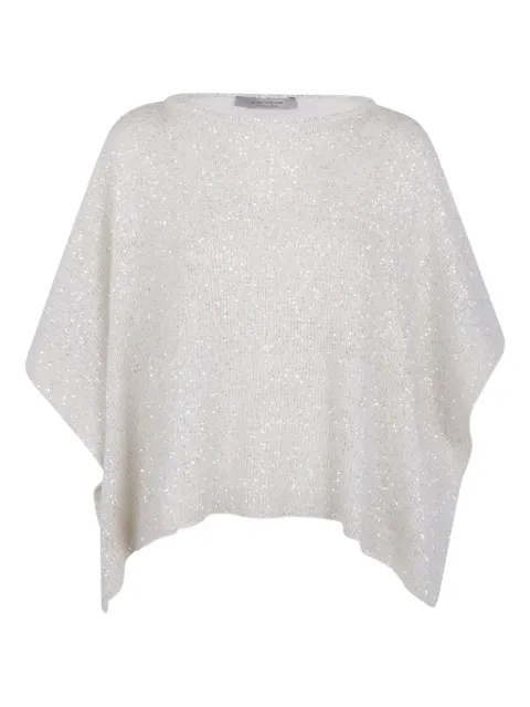 D.Exterior sequin-embellished coat