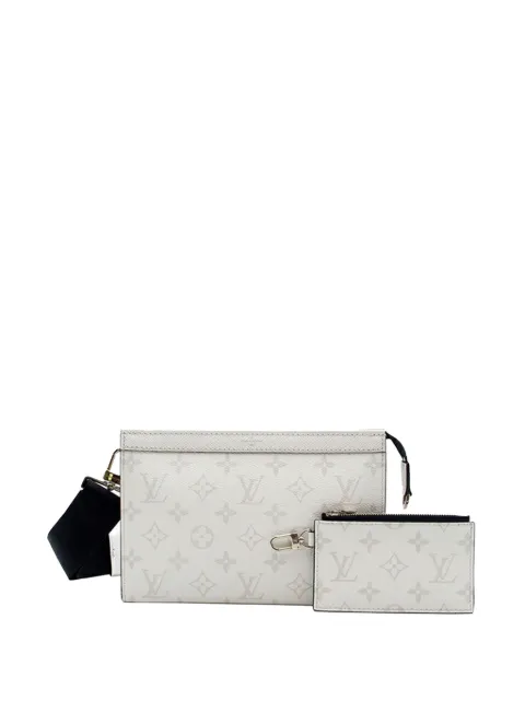 Louis Vuitton Pre-Owned 2021-2025 Monogram Taigarama Gaston Wearable Wallet crossbody bag