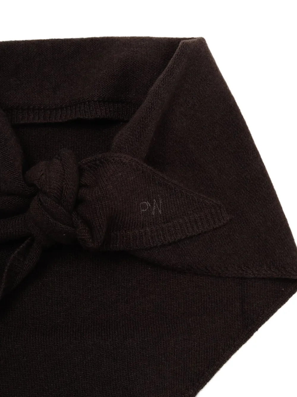 Paloma Wool embroidered-detail scarf - Bruin