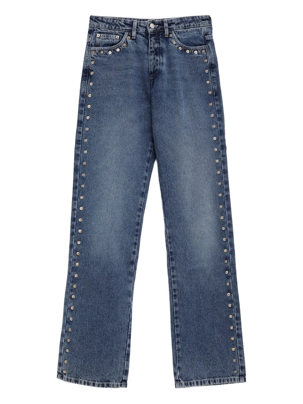 Paloma Wool Crowd Studded Jeans In Blue