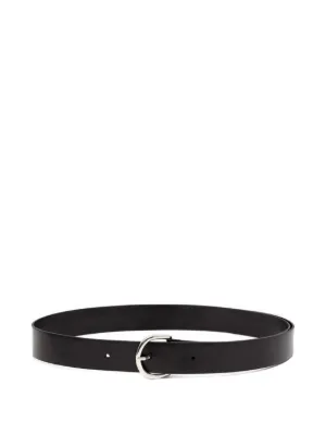 Haider Ackermann Skinny Leather Belt | ブラック | FARFETCH JP