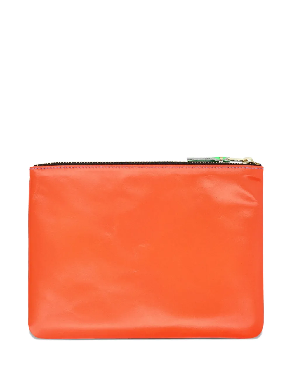 Comme Des Garçons Zip-closure Wallet In Blue