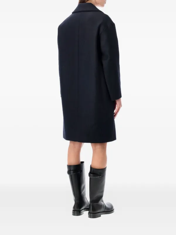 A.P.C. Ninon ボタン コート | ブルー | FARFETCH JP