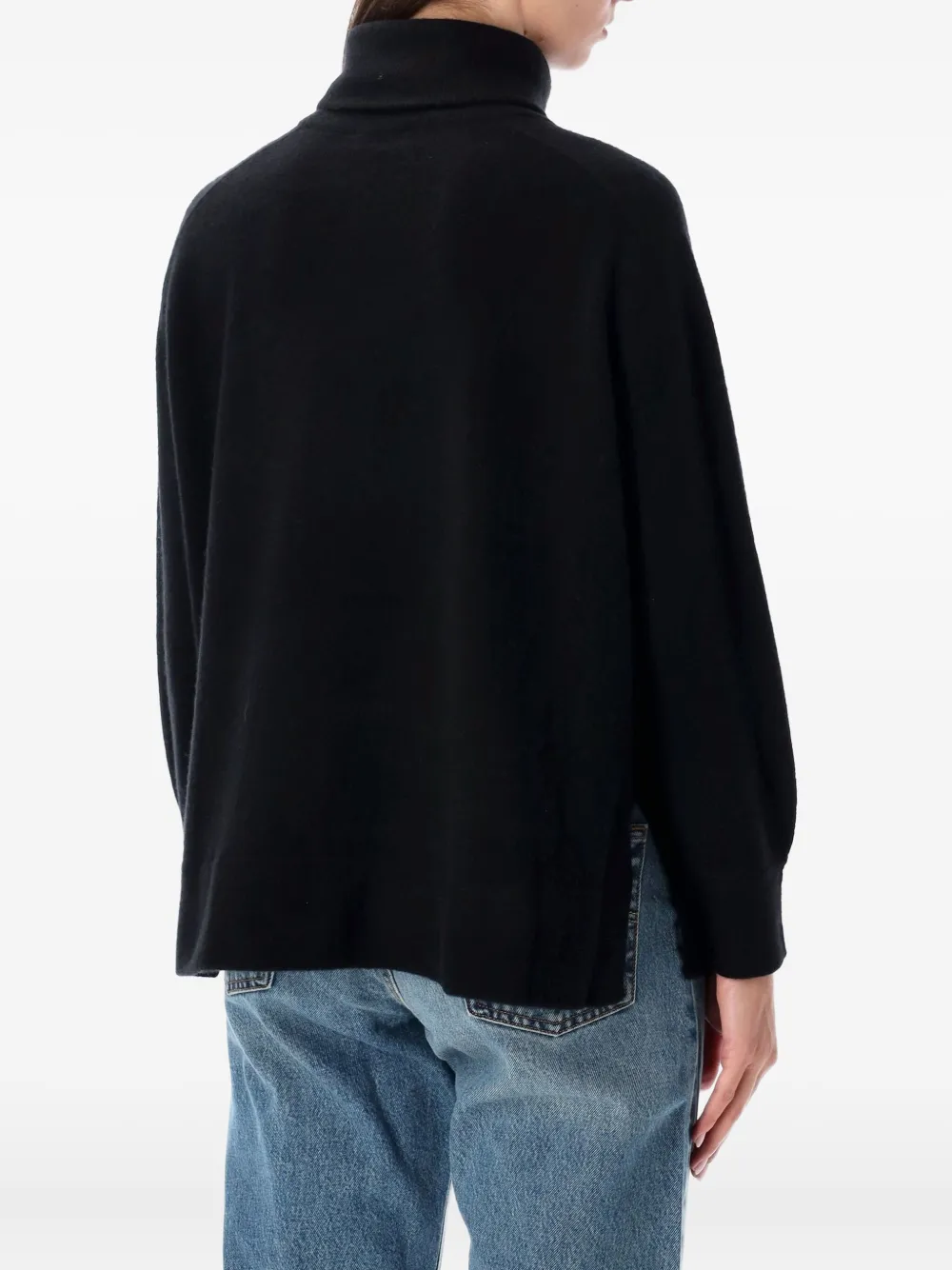 American Vintage Gebreide coltrui Zwart