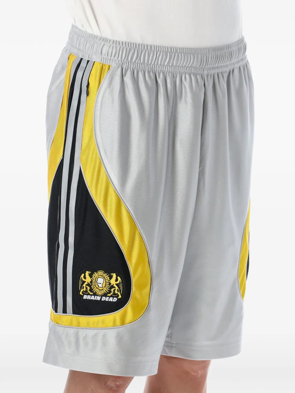 adidas x Brain Dead voetbalshorts Grijs