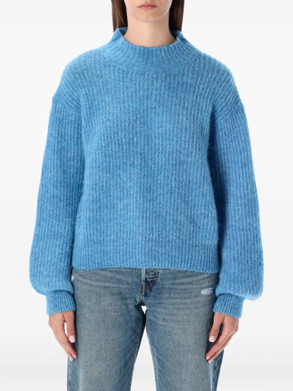 American Vintage high-neck knitwear - Blu