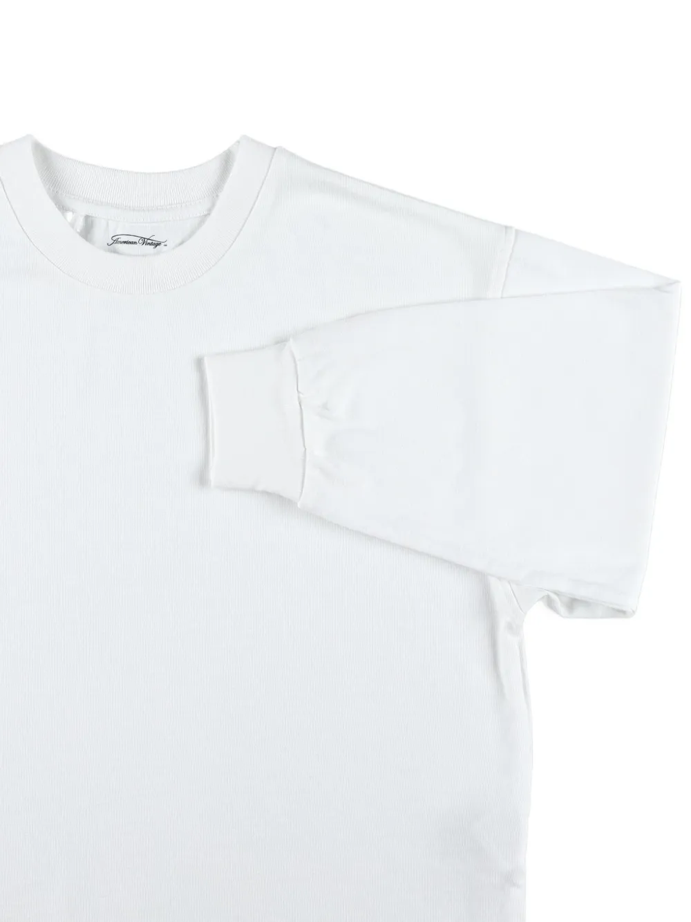 American Vintage Kids Katoenen T-shirt Wit