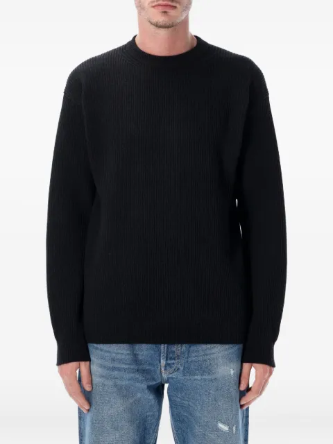 Auralee suéter con cuello redondo