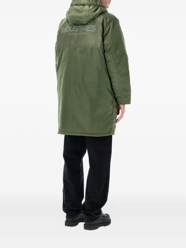 Alpha Industries Studio Field コート | グリーン | FARFETCH JP