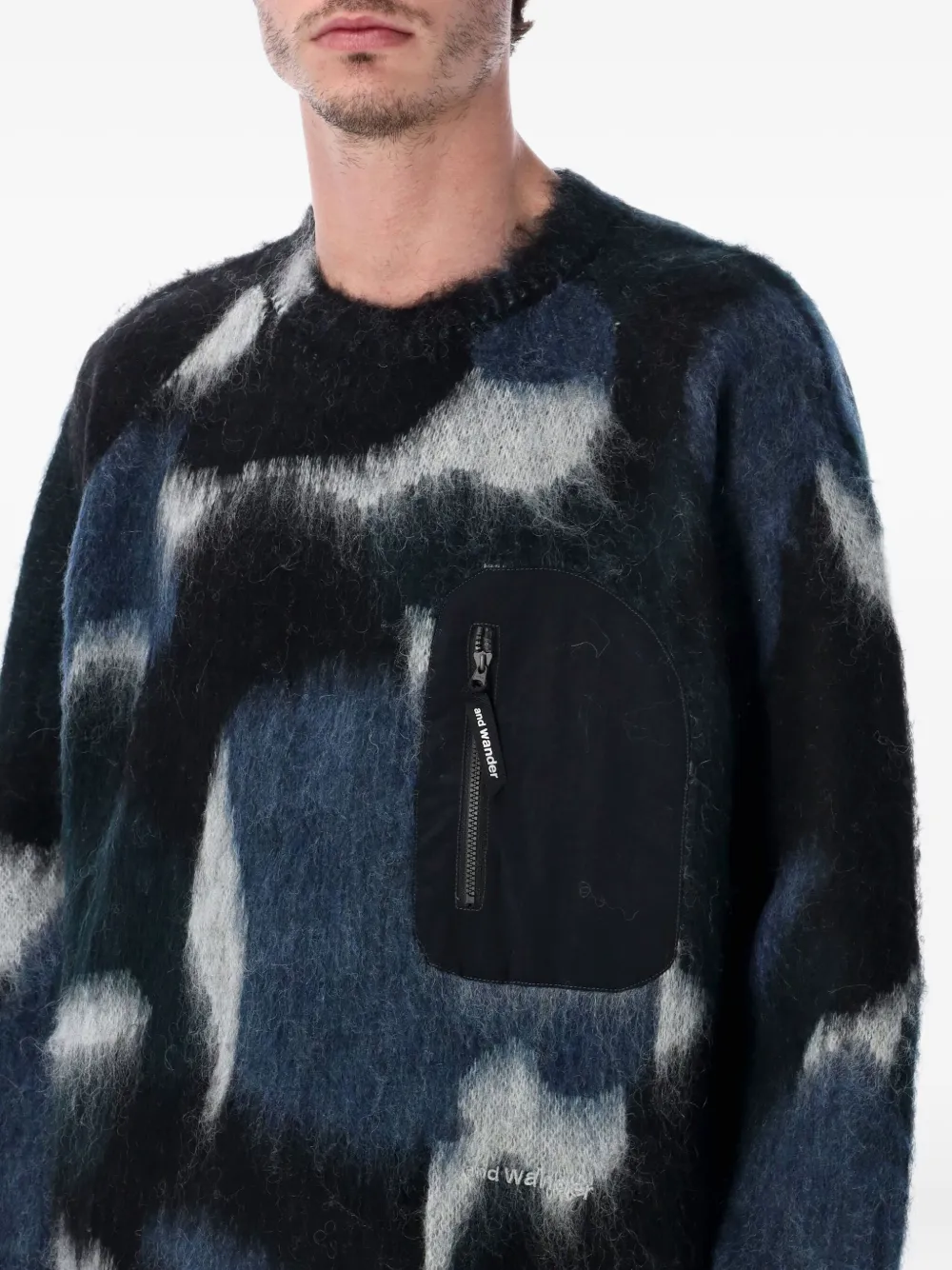 and Wander Sweater met ronde hals Blauw