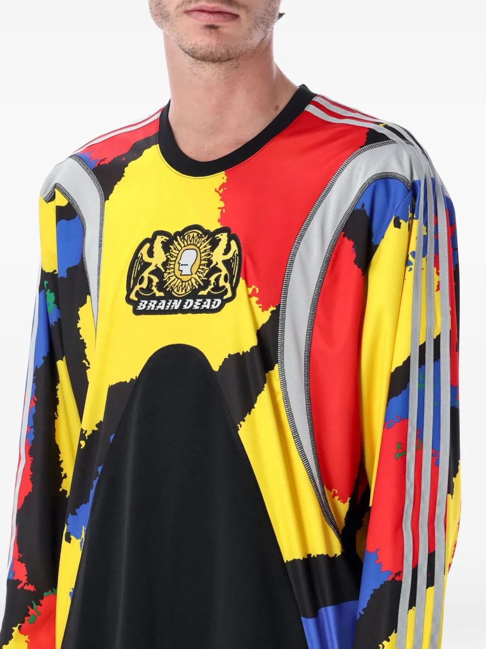  Adidas X Brain Dead Long-sleeves Top - Yellow 