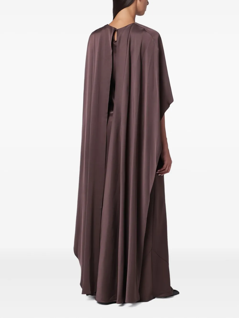 Simkhai Maxi-jurk met cape detail Bruin