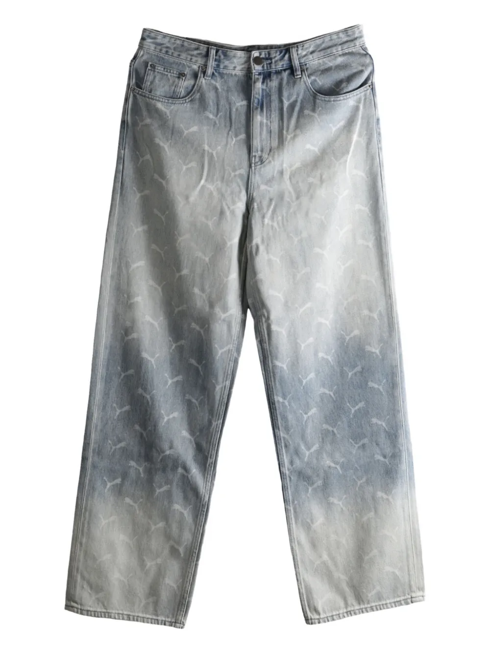 PUMA wide-leg jeans - Blu