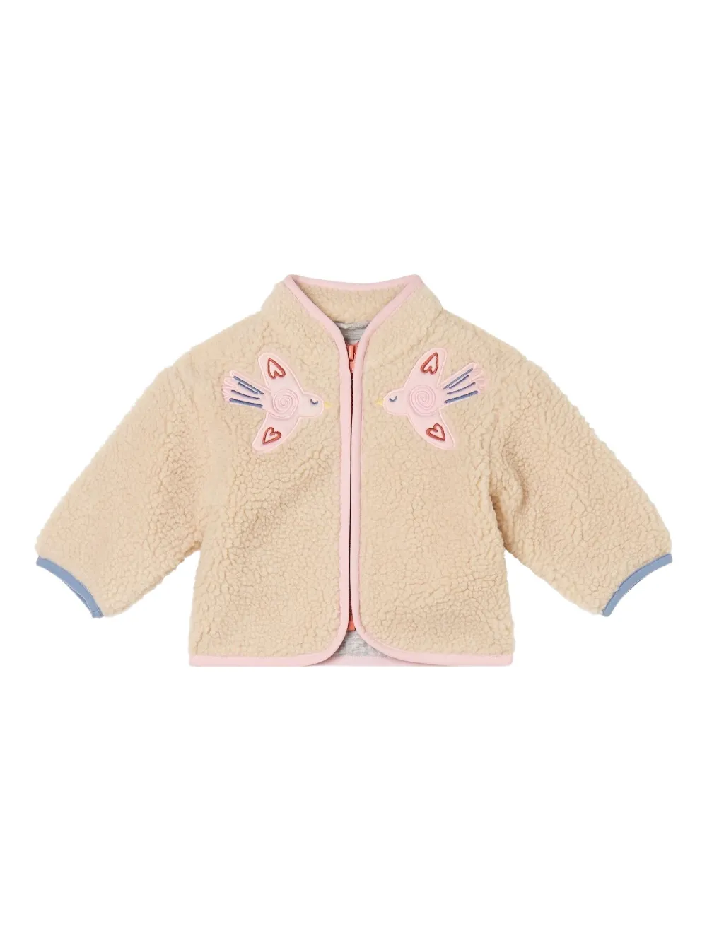 Stella McCartney Kids bird appliqué jacket | Neutrals | Image 1