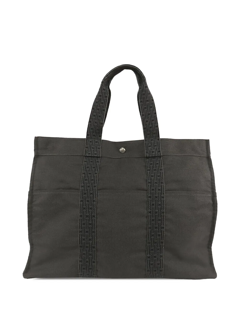 Hermès Pre-Owned 1990-2010 キャンバス エールライン GM ハンドバッグ - グレー Hermès Pre-Owned 1990-2010 キャンバス エールライン GM ハンドバッグ - グレー