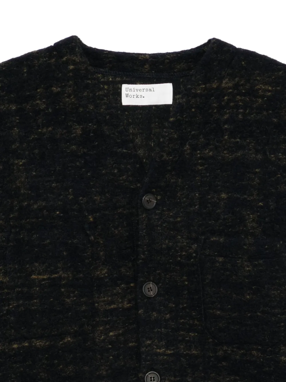 Universal Works Vest met V-hals Blauw