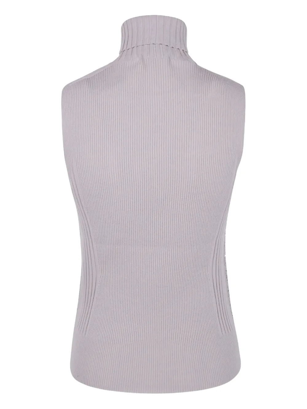 D.Exterior Vest met pailletten en col Beige