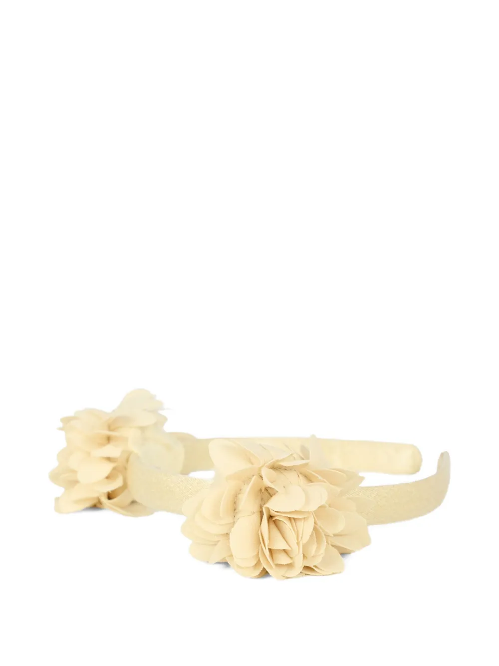 Mayoral Flower-embellished Headband In Yellow