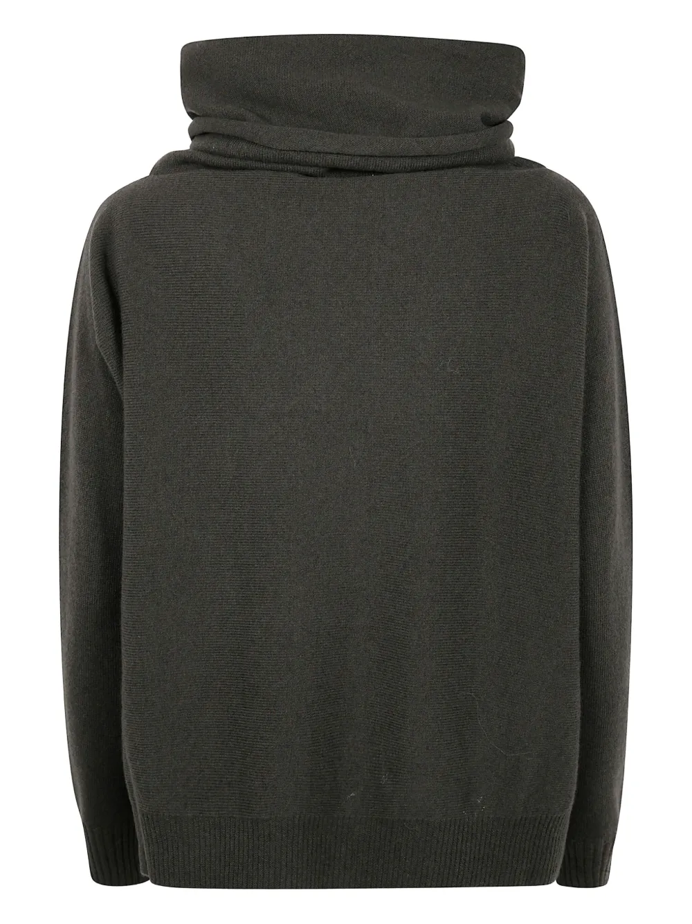 D Exterior Turtleneck Long-sleeved Sweater In Gray