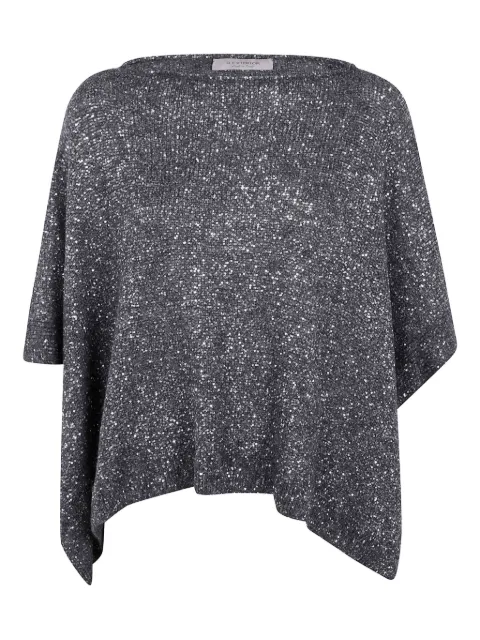 D.Exterior poncho con lentejuelas