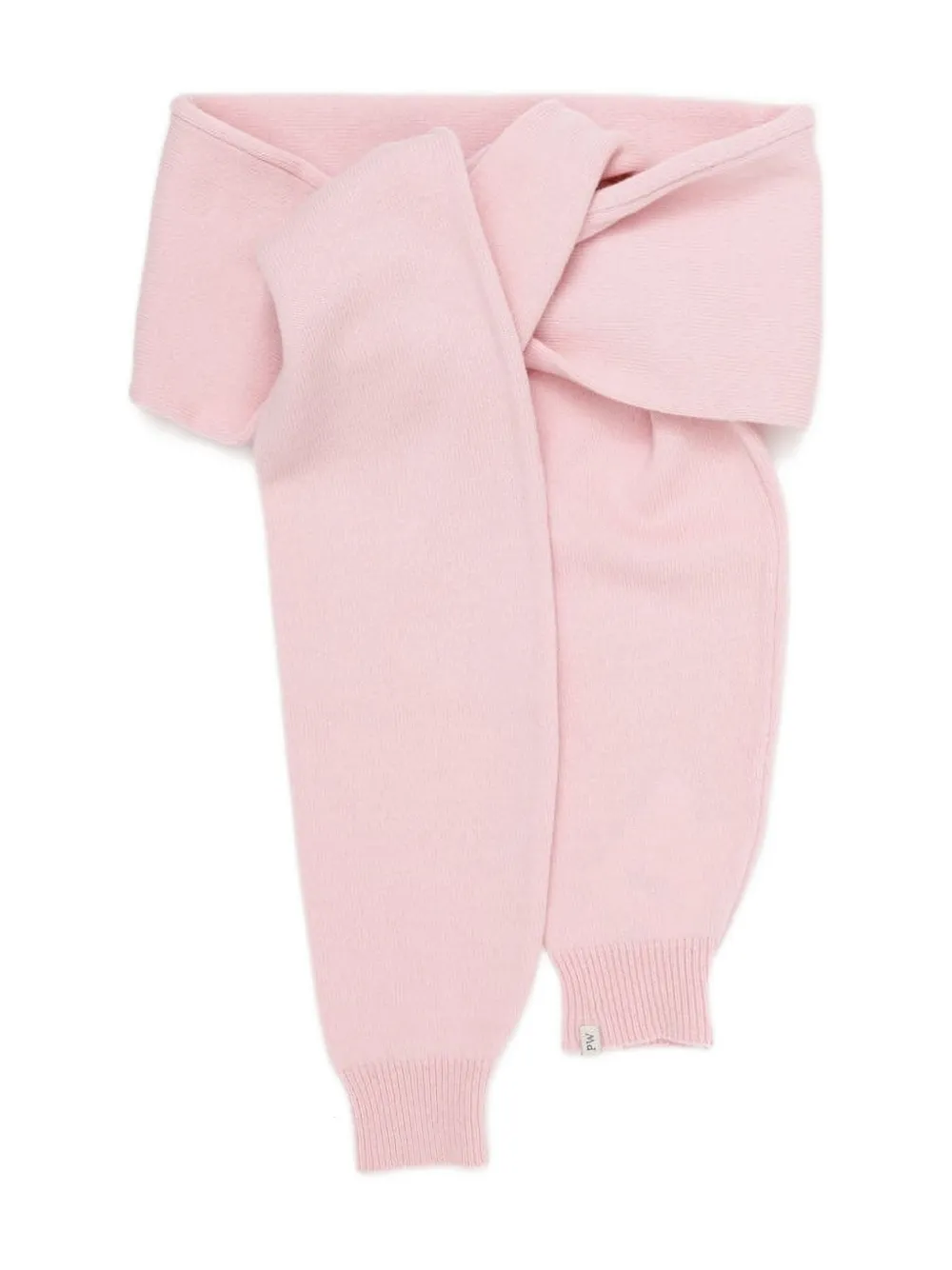 Paloma Wool ribbed-trim scarf - Roze