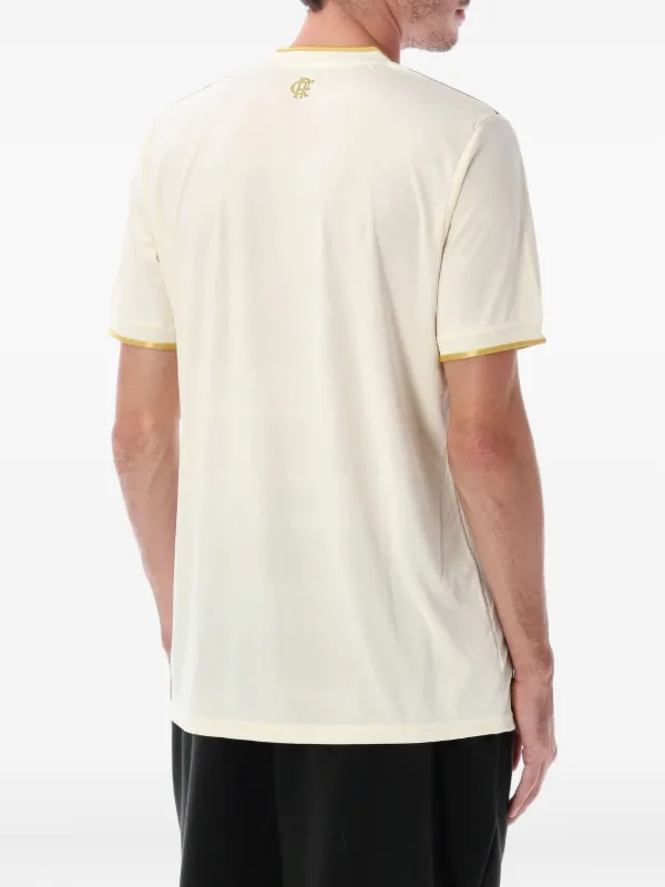 Adidas ストライプ VネックTシャツ | ニュートラル | FARFETCH JP
