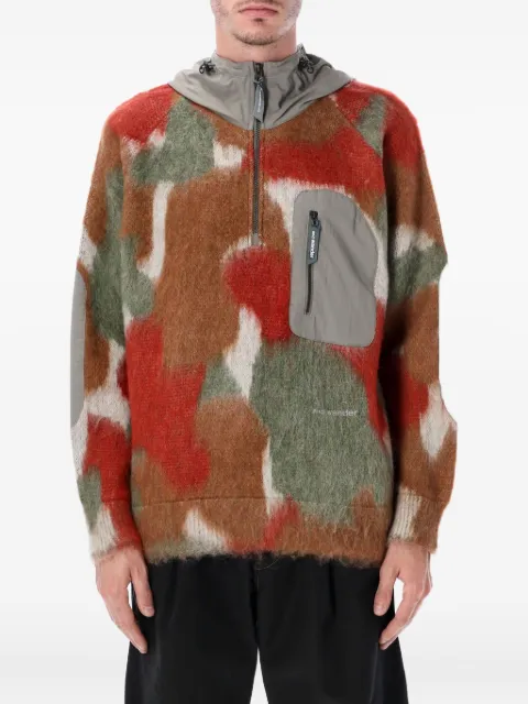 and Wander hoodie à col zippé