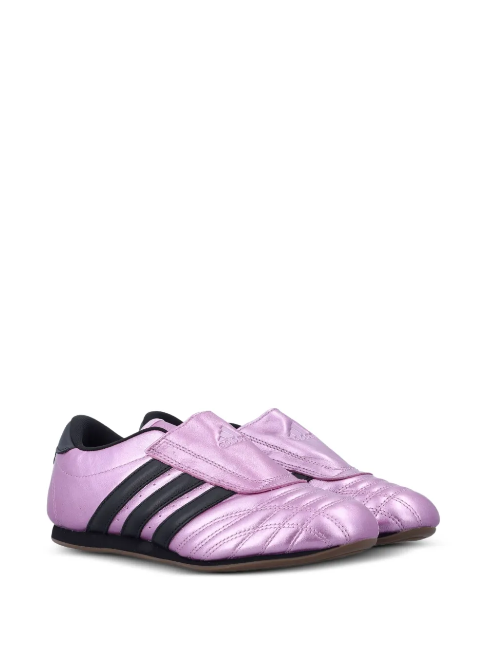 adidas Taekwondo gestreepte slip-on sneakers Roze