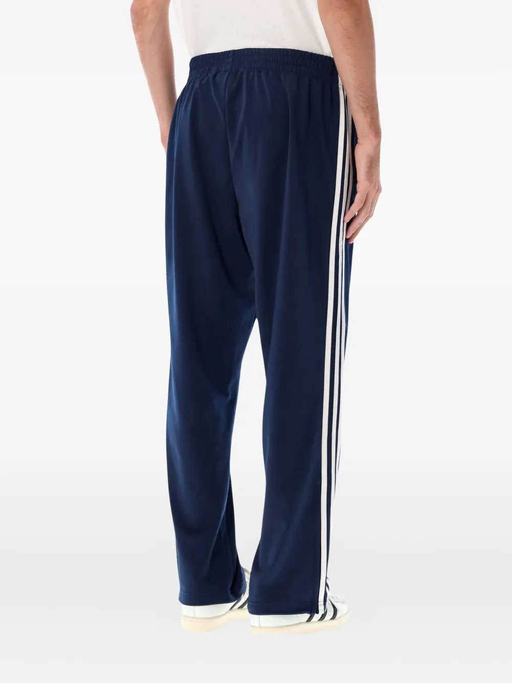 Adidas Originals Firebird Adicolor Striped Track Pants In Blue