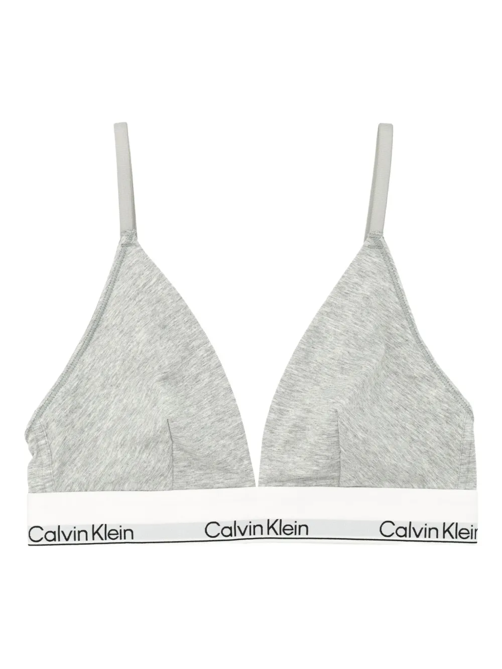 Calvin Klein logo-band bra | Grey | Image 1
