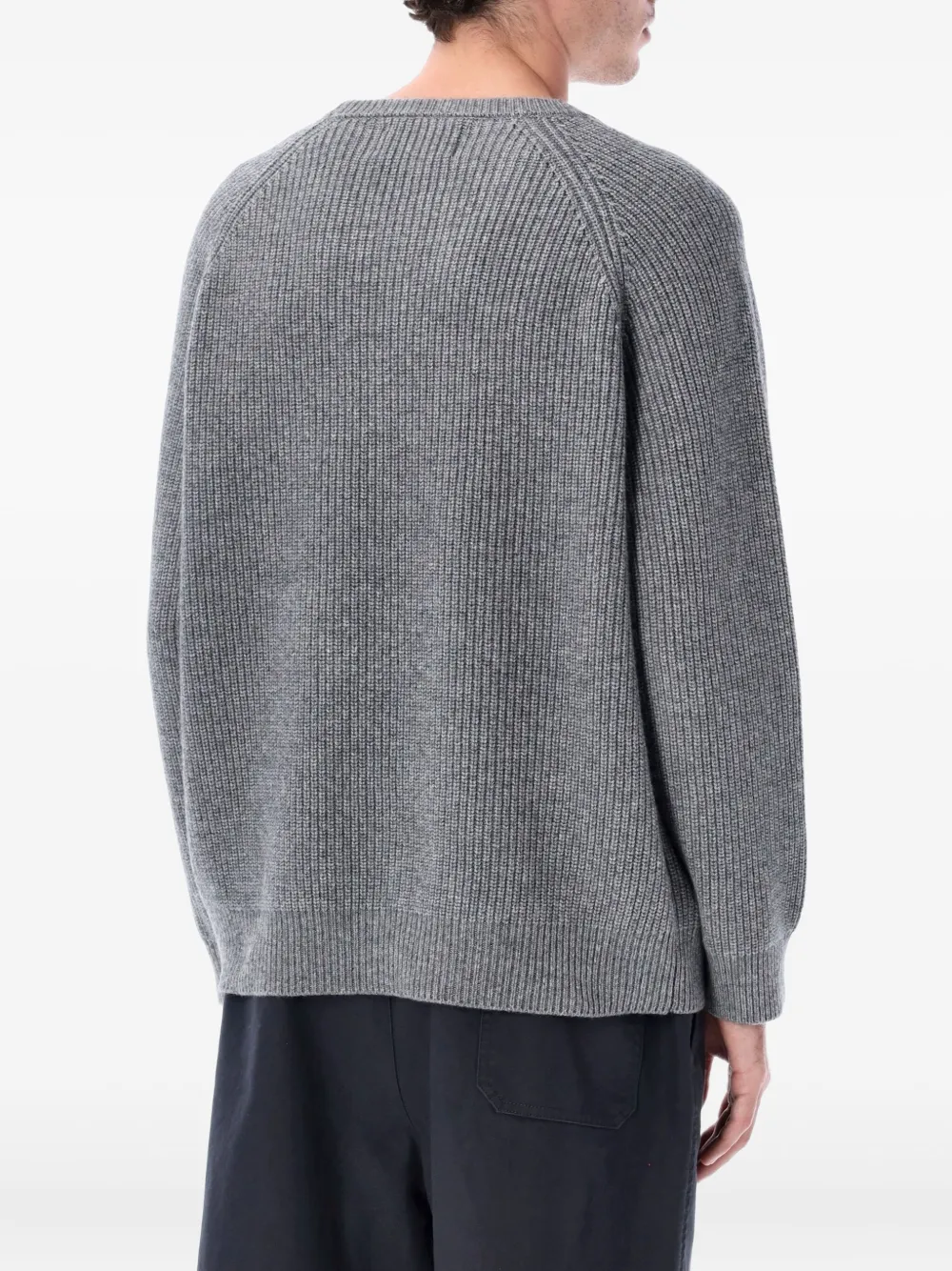 Corridor ribbed crew-neck sweater - Grijs