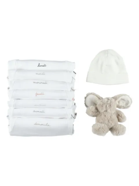 Bonpoint day-of-the-week embroidered set