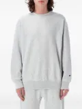 Champion logo-patch crew-neck sweatshirt - Grey