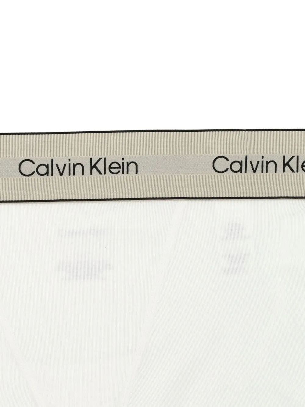 Calvin Klein Slip met logoband - Wit