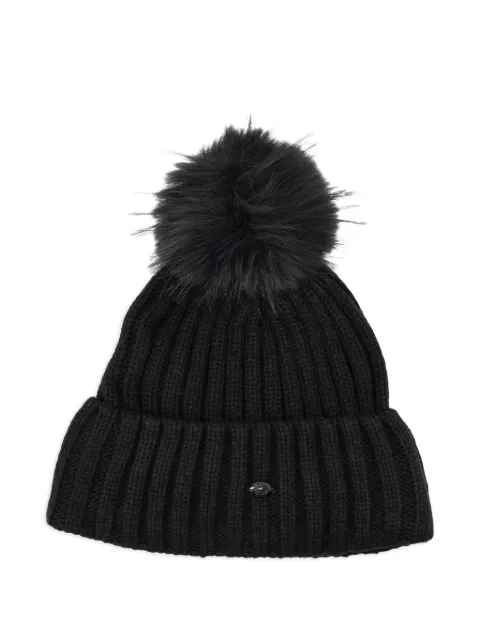Goldbergh pompom ribbed beanie