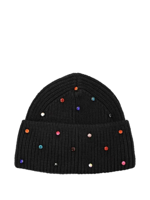 Goldbergh embellished ribbed beanie