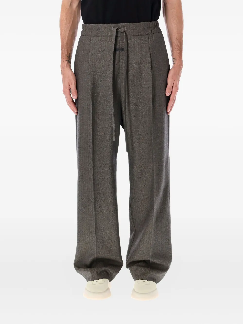 Fear Of God drawstring pleated trousers | Grey | Image 1