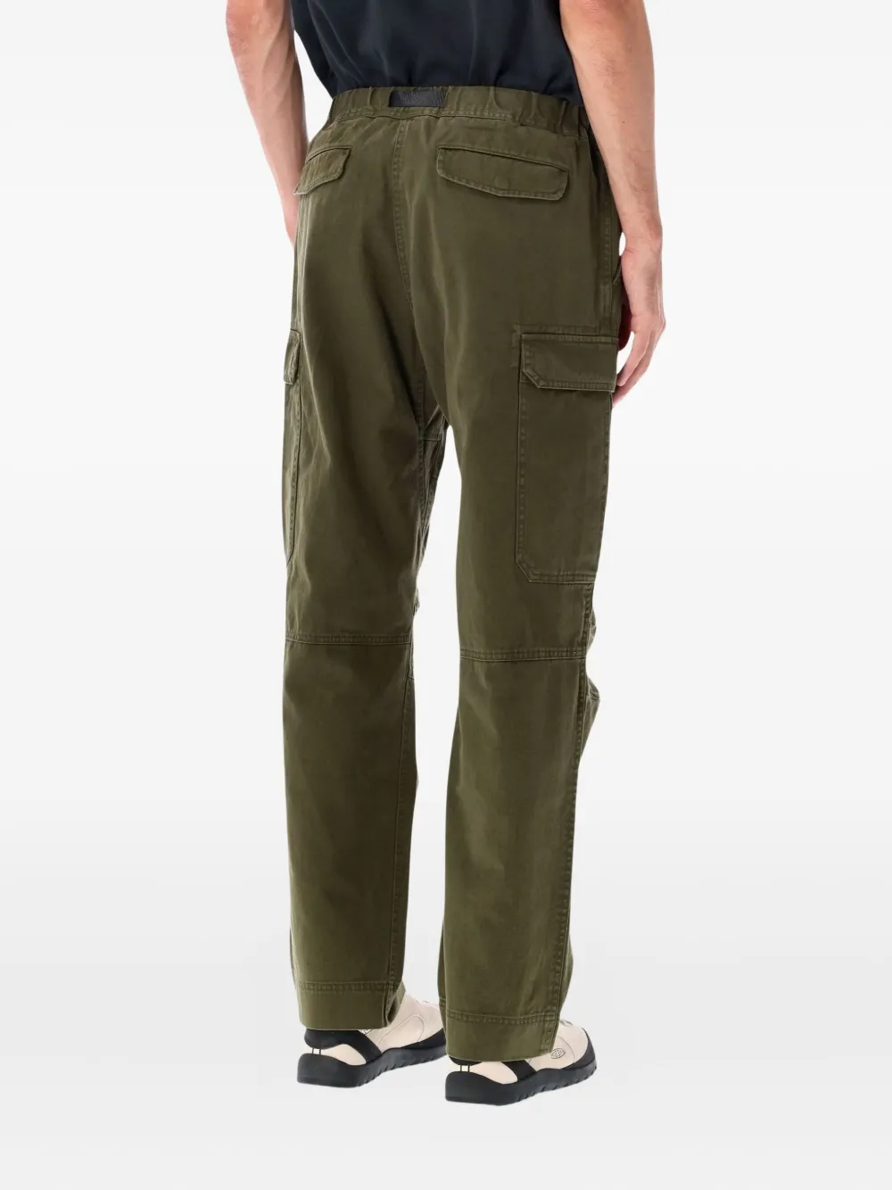 Gramicci belted cargo trousers - Groen