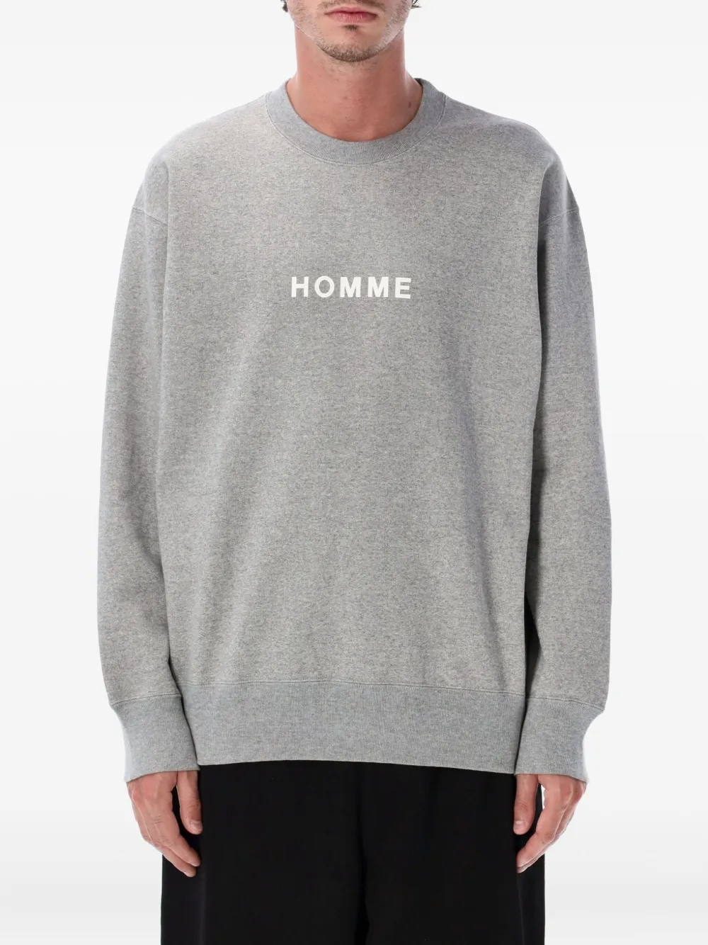 Comme des Garçons Homme Homme crew-neck sweatshirt | Grey | Image 1