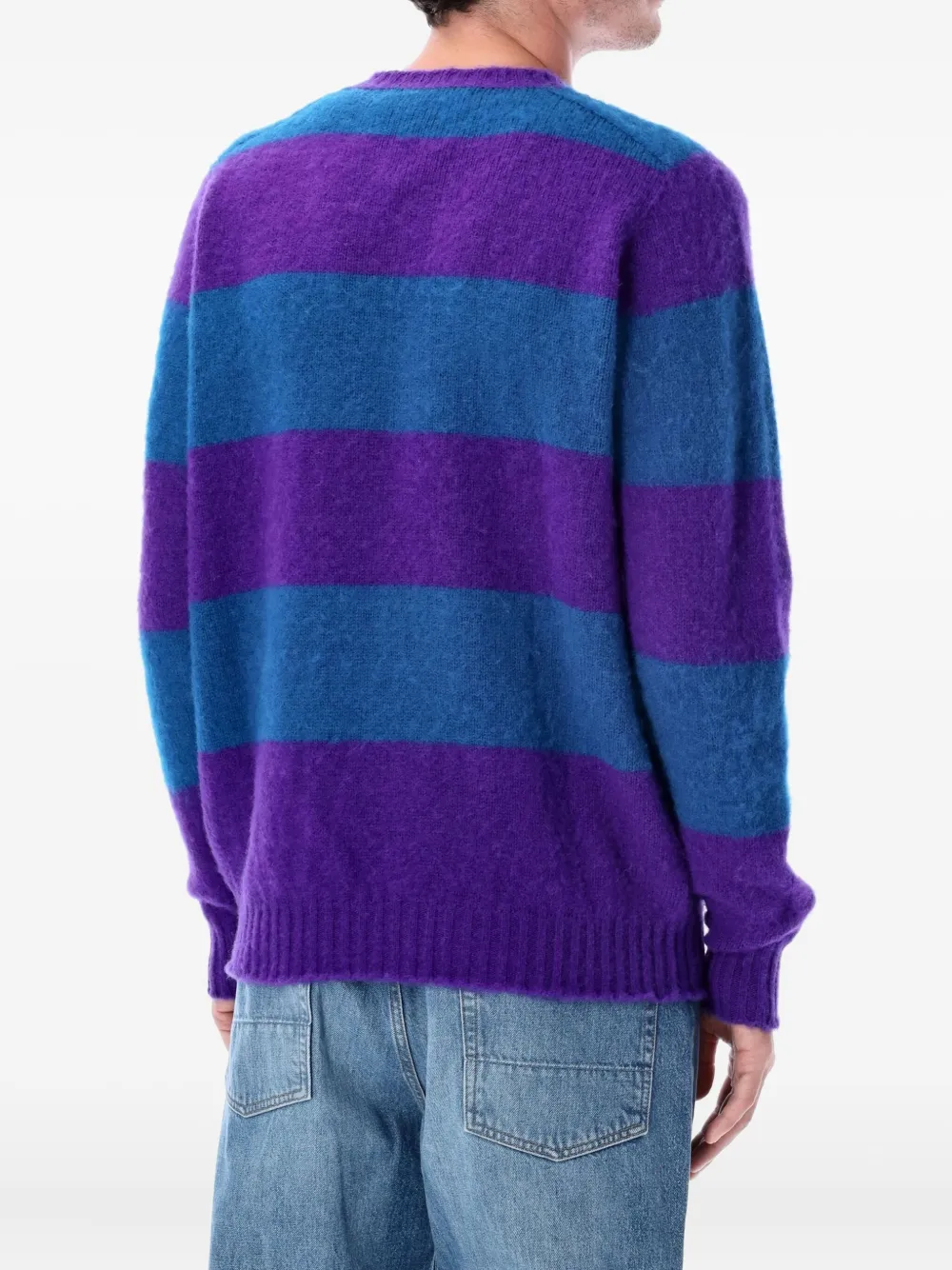 Howlin' striped-pattern crew-neck sweater | Knitted Sweaters | Image 2