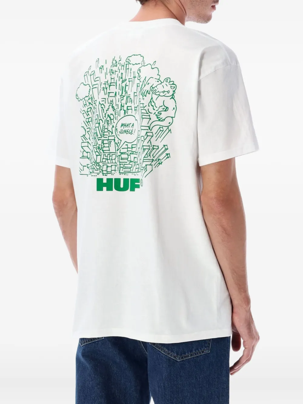Huf What A Jungle T-shirt - Wit
