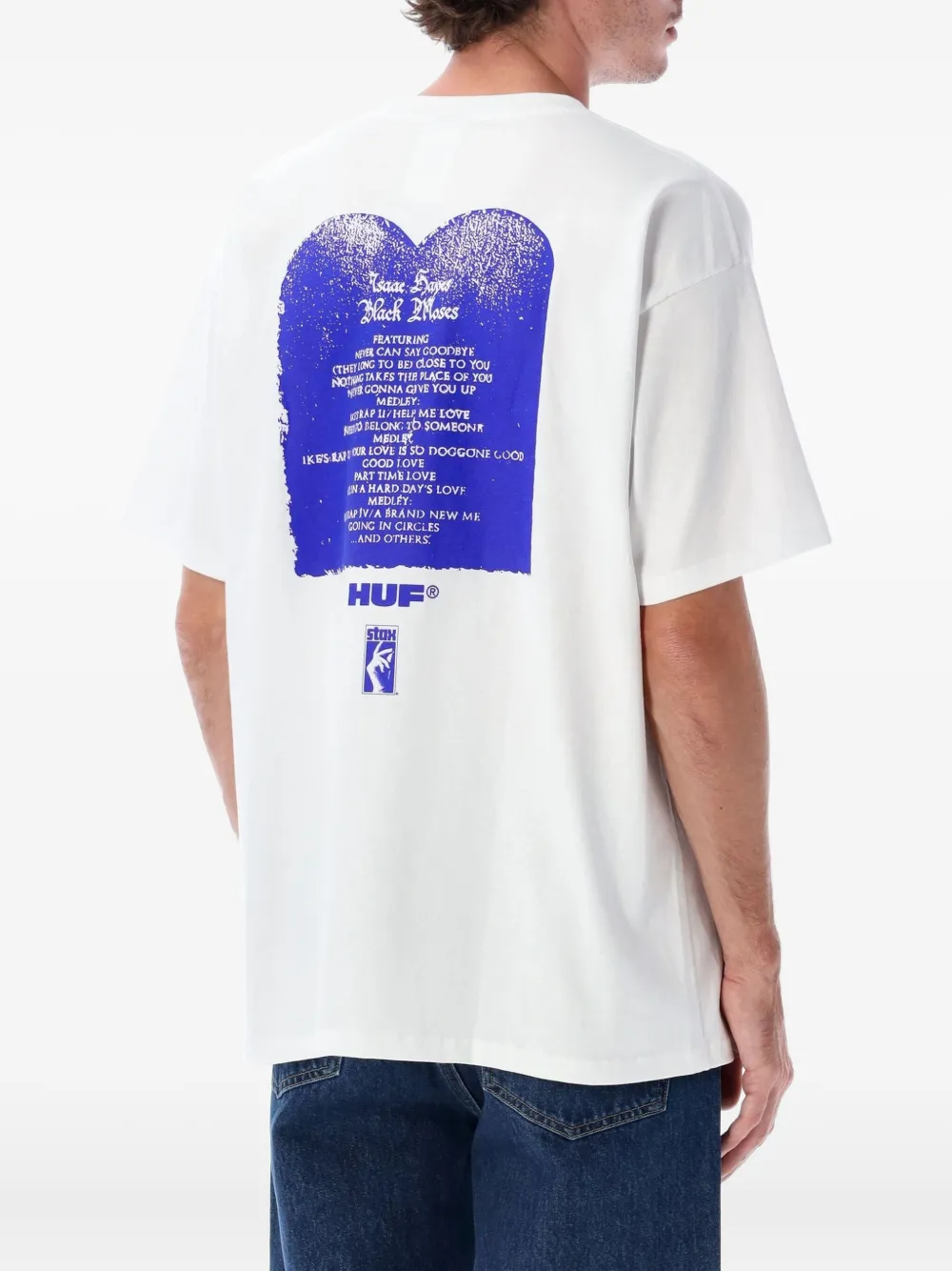 Huf x Isaac Hayes graphic T-shirt - Wit