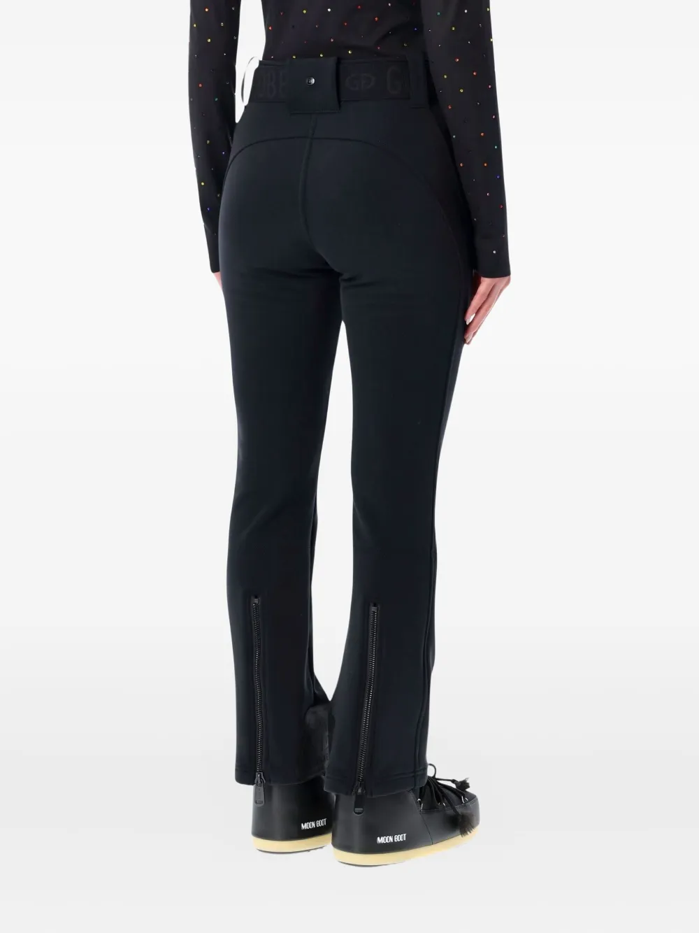 Goldbergh belted ski bottoms - Zwart
