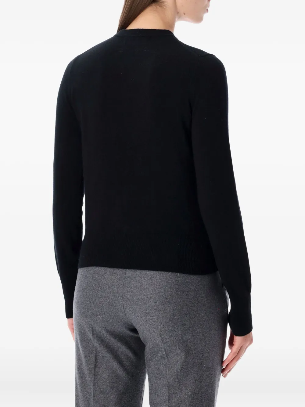 extreme cashmere Vest met knopen Zwart